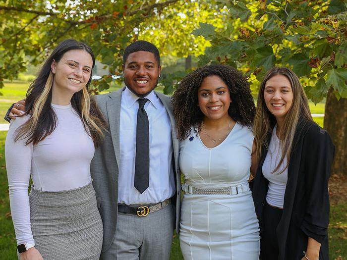 SGA officers on Brandywine campus